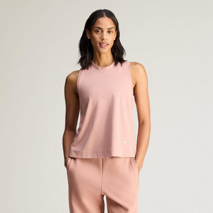 adidas adidas adidas by Stella McCartney Logo Tanktop Tanktop Damen - Brown Mauve - 0 | SportScheck