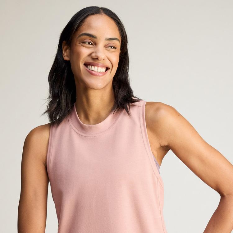 adidas adidas adidas by Stella McCartney Logo Tanktop Tanktop Damen - Brown Mauve - 0 | SportScheck