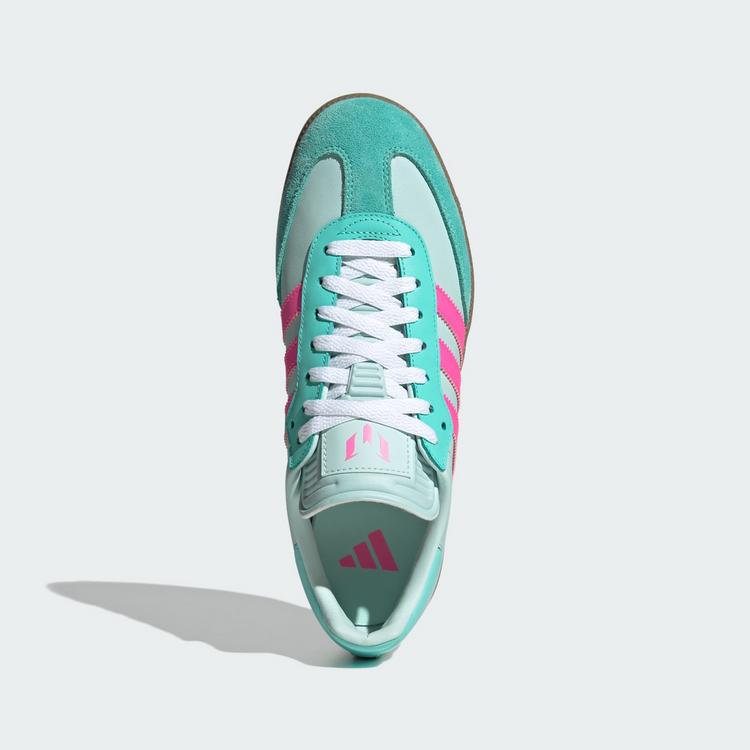adidas adidas Samba Messi Schuh Fu&szlig;ballschuhe - Halo Mint / Lucid Pink / Gum - 0 | SportScheck