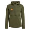 adidas Tiro 25 Essentials Winterized Trainingsanzug Kinder - Night Cargo / Tent Green / Impact Orange