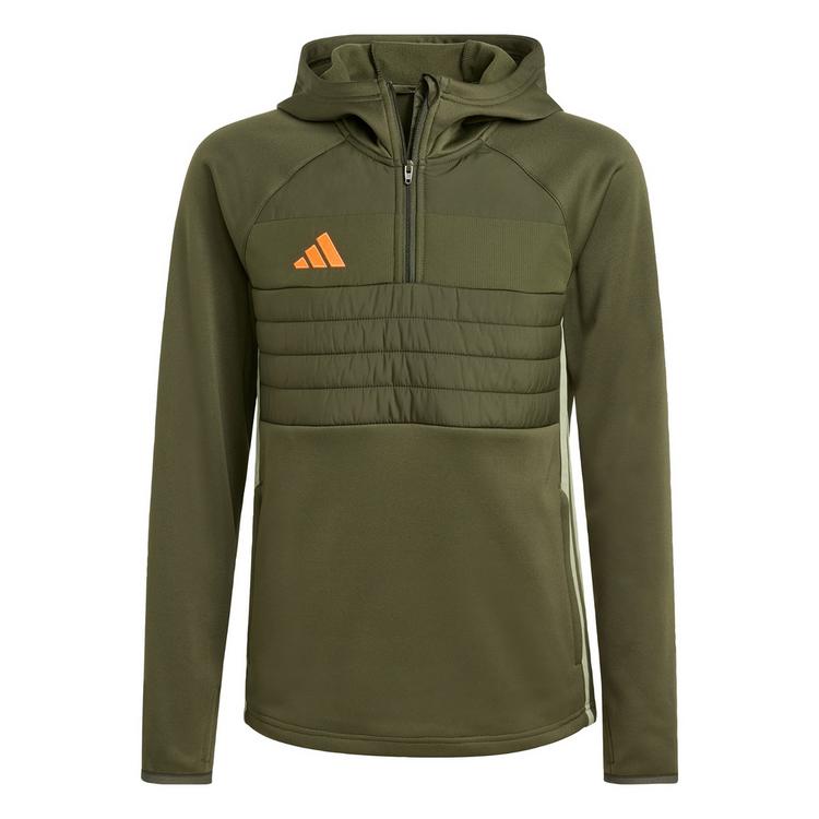 adidas adidas Tiro 25 Essentials Winterized Trainingsanzug Kinder - Night Cargo / Tent Green / Impact Orange - 0 | SportScheck