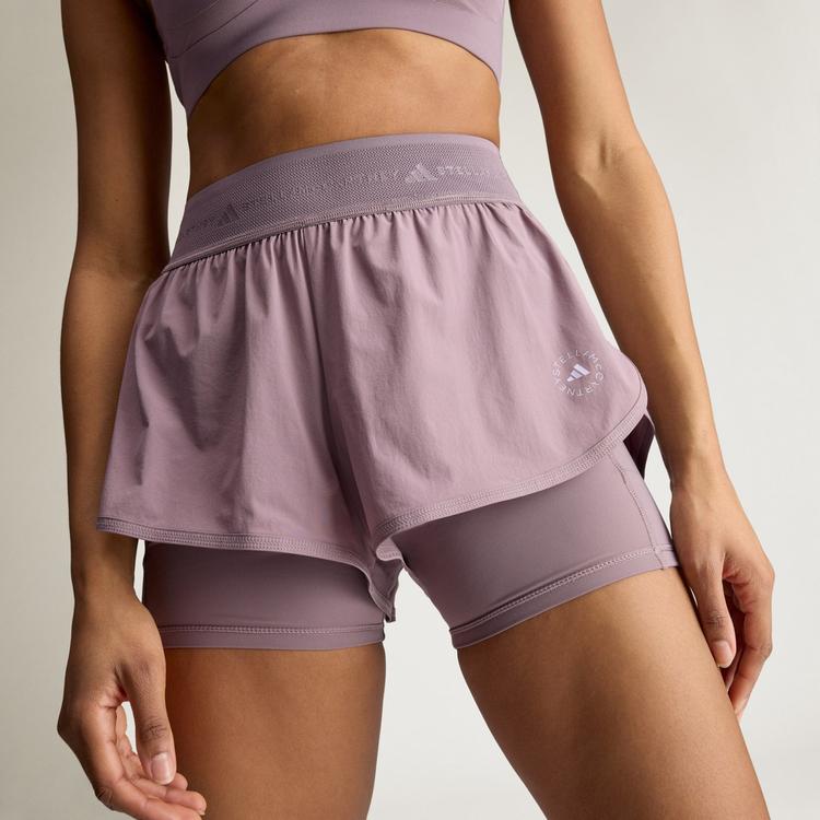 adidas adidas adidas by Stella McCartney Training Funktionsshorts Damen - Legacy Purple - 1 | SportScheck