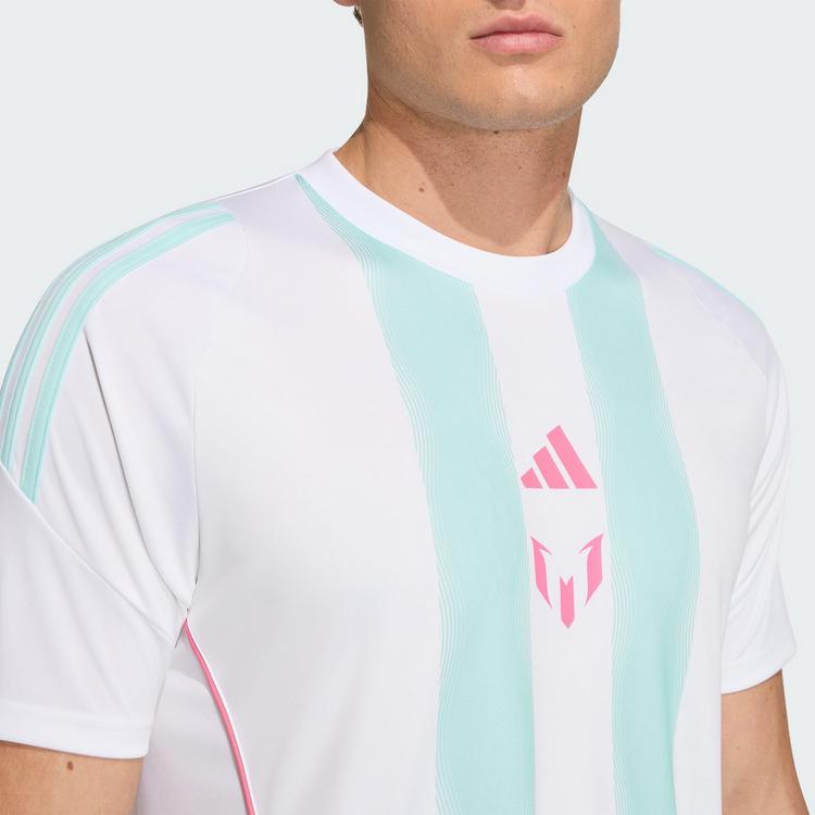 adidas adidas Messi Trainingstrikot Trikot Herren - White / Semi Flash Aqua - 1 | SportScheck