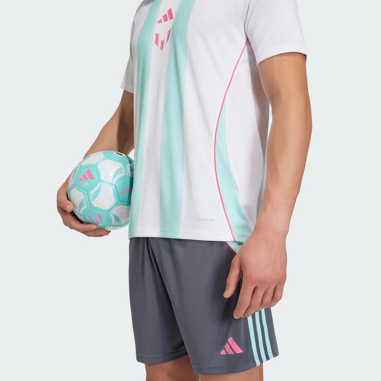 adidas adidas Messi Trainingstrikot Trikot Herren - White / Semi Flash Aqua - 2 | SportScheck