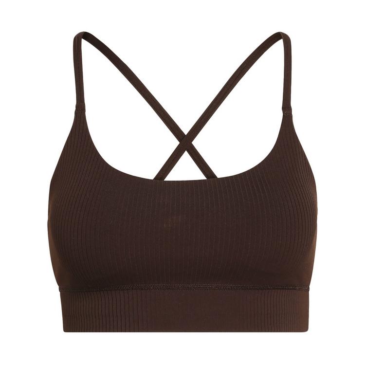 adidas adidas adidas All Me Light Support Rib Bra BH Damen - Aurora Coffee - 0 | SportScheck