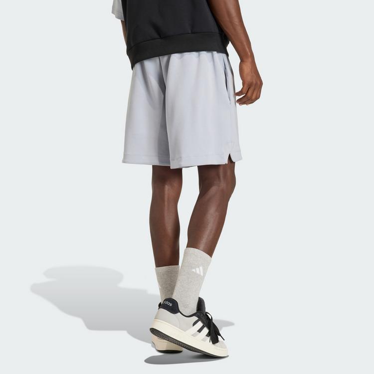 adidas adidas SOFT LUX SHORTS Funktionsshorts Herren - Halo Silver - 1 | SportScheck