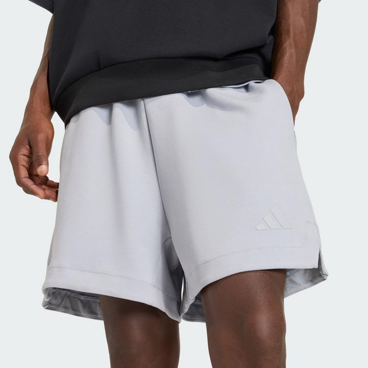 adidas adidas SOFT LUX SHORTS Funktionsshorts Herren - Halo Silver - 1 | SportScheck