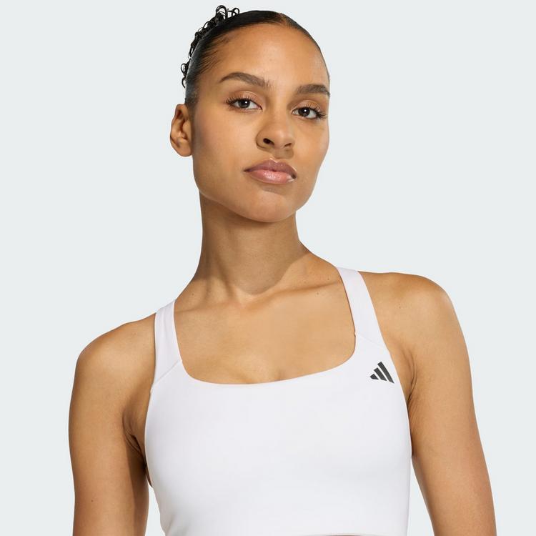 adidas adidas Optime Workout BH, mittlere Belastung BH Damen - White - 1 | SportScheck