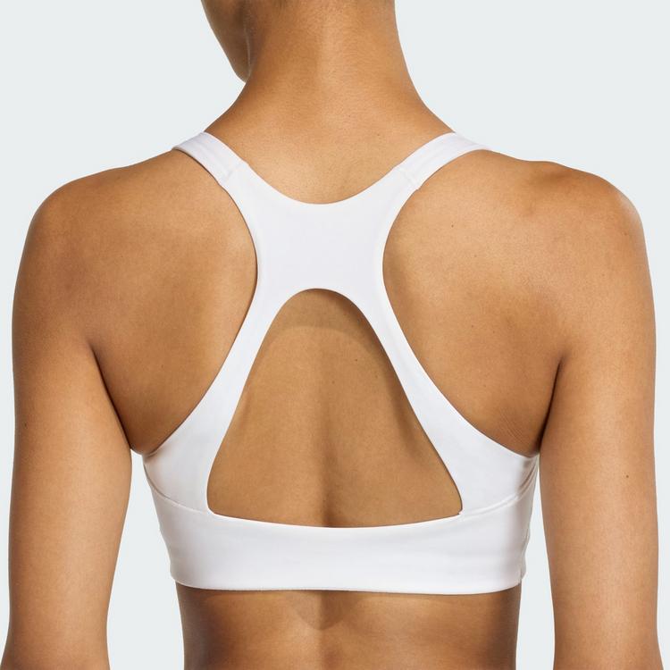 adidas adidas Optime Workout BH, mittlere Belastung BH Damen - White - 2 | SportScheck