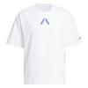 adidas ANTHONY EDWARDS BELIEVE THAT T-SHIRT Basketball Shirt Herren - White / Lucid Blue