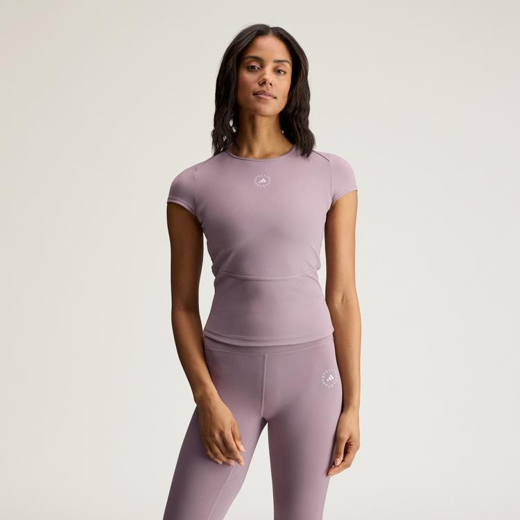 adidas adidas adidas By Stella McCartney Training Funktionsshirt Damen - Legacy Purple - 0 | SportScheck