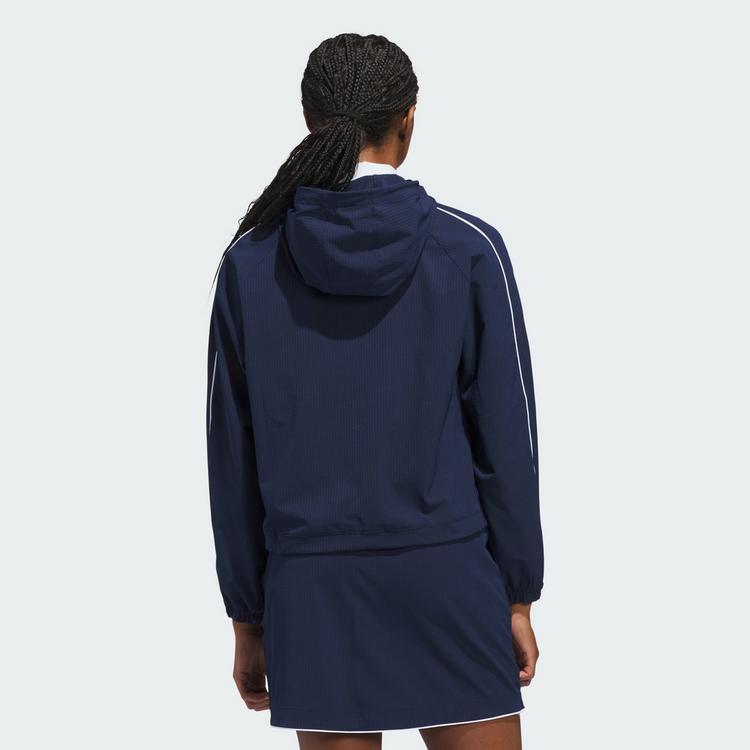 adidas adidas ULTIMATE365 SEERSUCKER QUARTER-ZIP JACKE Trainingsjacke Damen - Collegiate Navy - 1 | SportScheck