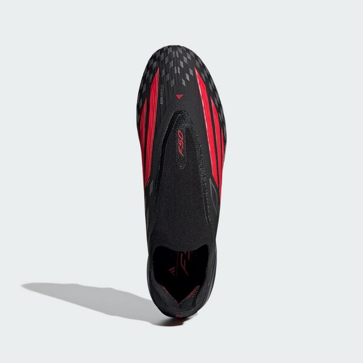adidas adidas F50 ELITE Laceless Firm Ground Fu&szlig;ballschuhe - Core Black / Lucid Red / Core Black - 0 | SportScheck
