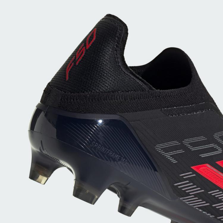 adidas adidas F50 ELITE Laceless Firm Ground Fu&szlig;ballschuhe - Core Black / Lucid Red / Core Black - 5 | SportScheck