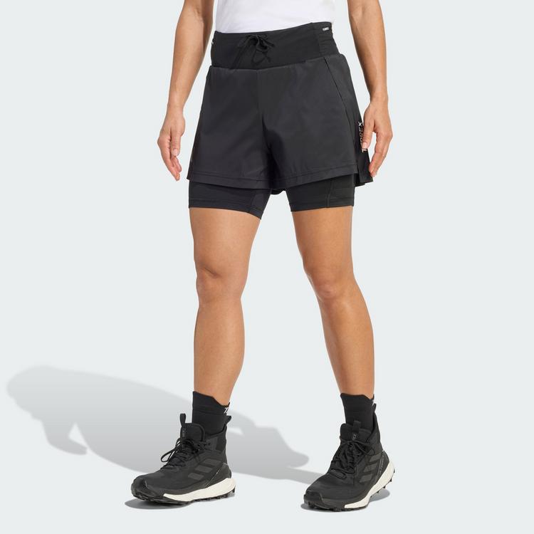 adidas adidas Terrex Xploric 2-in-1-Shorts Funktionsshorts Damen - Black - 0 | SportScheck