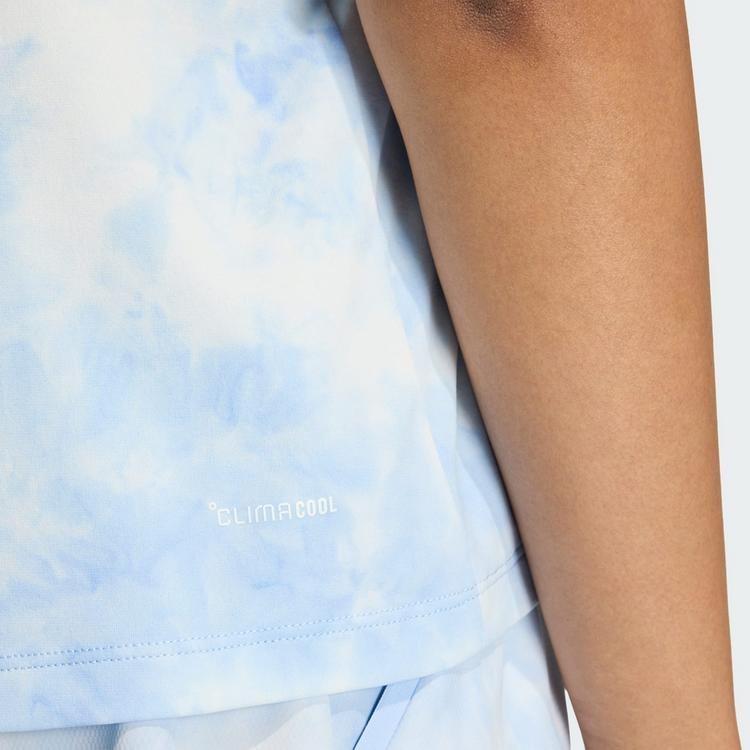 adidas adidas Terrex Multi Spray Dye T-Shirt Funktionsshirt Damen - White / Glow Blue - 0 | SportScheck