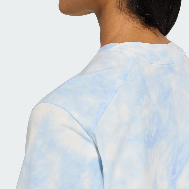 adidas adidas Terrex Multi Spray Dye T-Shirt Funktionsshirt Damen - White / Glow Blue - 1 | SportScheck