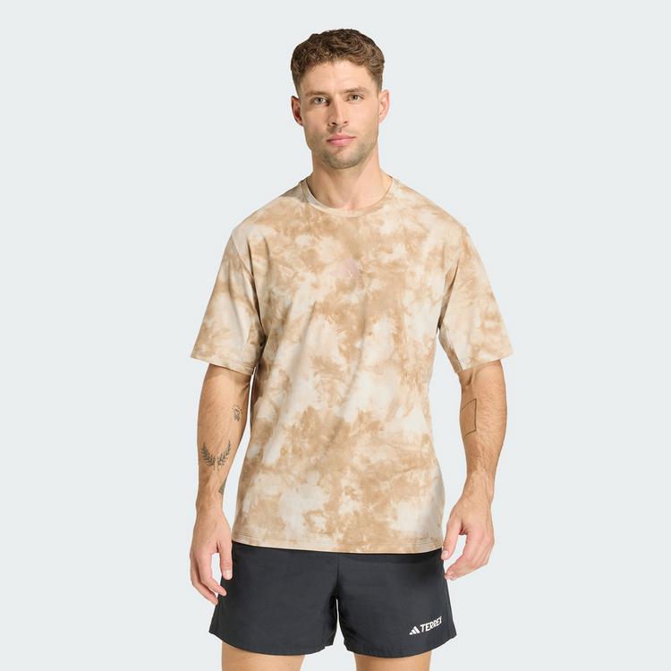 adidas adidas Terrex Multi Spray Dye T-Shirt Funktionsshirt Herren - Beige / Cardboard - 0 | SportScheck