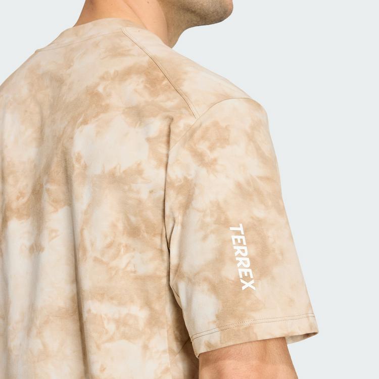 adidas adidas Terrex Multi Spray Dye T-Shirt Funktionsshirt Herren - Beige / Cardboard - 1 | SportScheck
