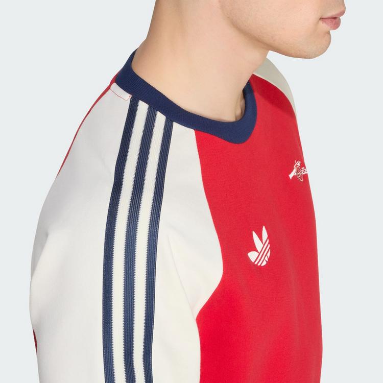 adidas adidas Arsenal FC OG Crew Sweatshirt Sweatshirt Herren - Better Scarlet / Off White - 1 | SportScheck
