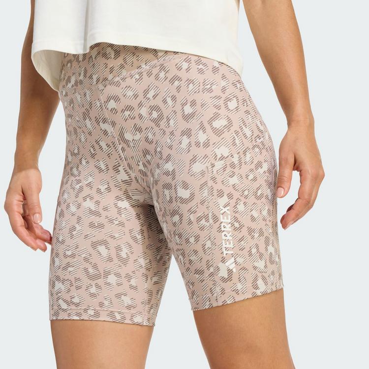 adidas adidas Terrex Multi 8inch Printed Shorts Funktionsshorts Damen - Beige / Wonder Taupe / Trace Brown - 0 | SportScheck
