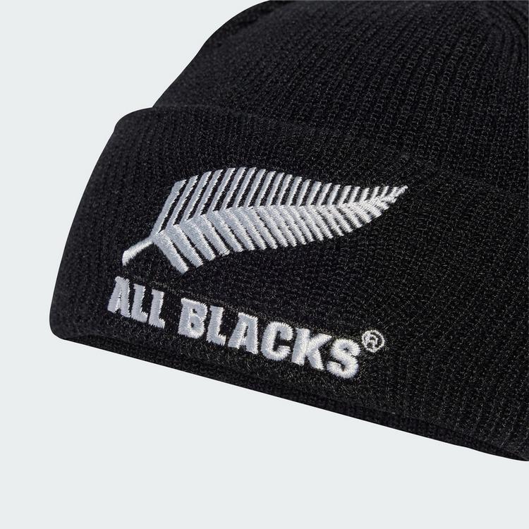 adidas adidas All Blacks Fisherman M&uuml;tze Beanie - All Black / White - 0 | SportScheck