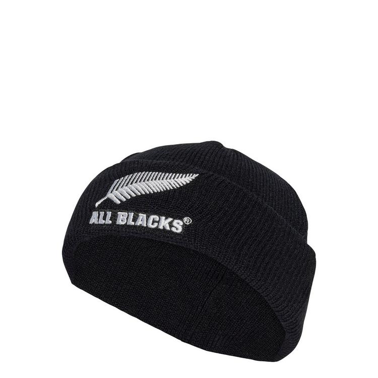 adidas adidas All Blacks Fisherman M&uuml;tze Beanie - All Black / White - 0 | SportScheck