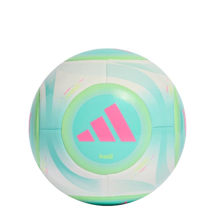 adidas adidas MESSI CLUB BALL Fu&szlig;ball - White / Flash Aqua / Halo Mint / Lucid Pink - 0 | SportScheck