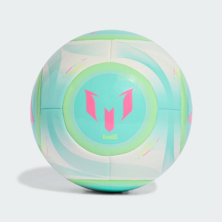 adidas adidas MESSI CLUB BALL Fu&szlig;ball - White / Flash Aqua / Halo Mint / Lucid Pink - 0 | SportScheck
