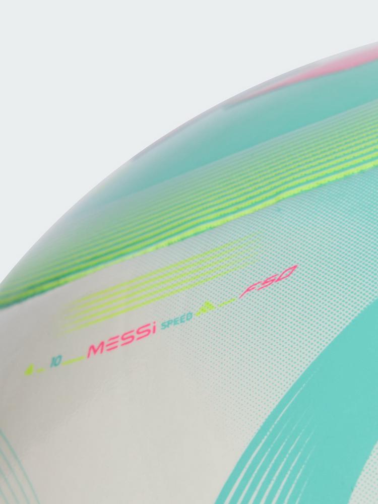 adidas adidas MESSI CLUB BALL Fu&szlig;ball - White / Flash Aqua / Halo Mint / Lucid Pink - 1 | SportScheck