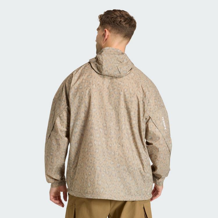 adidas adidas Terrex Xploric CLIMA365 Printed Wind Windbreaker Herren - Blanch Cargo / Cardboard / Brown Oxide - 1 | SportScheck