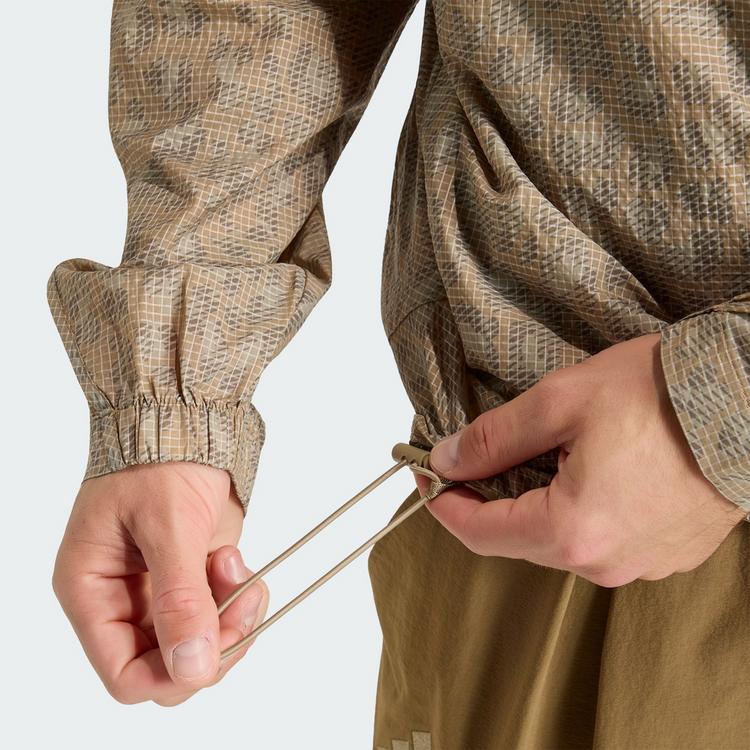 adidas adidas Terrex Xploric CLIMA365 Printed Wind Windbreaker Herren - Blanch Cargo / Cardboard / Brown Oxide - 1 | SportScheck