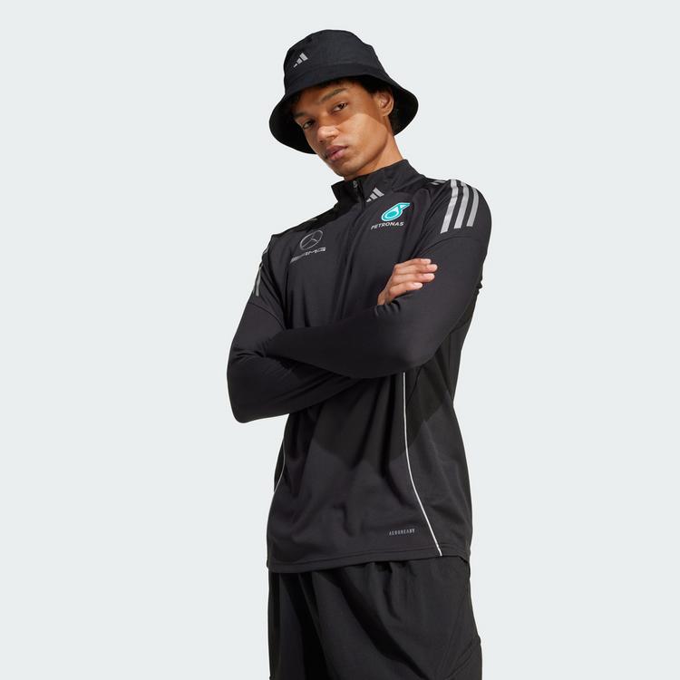 adidas adidas MERCEDES - AMG PETRONAS FORMULA ONE Trainingsjacke Herren - Black / Reflective Silver - 0 | SportScheck