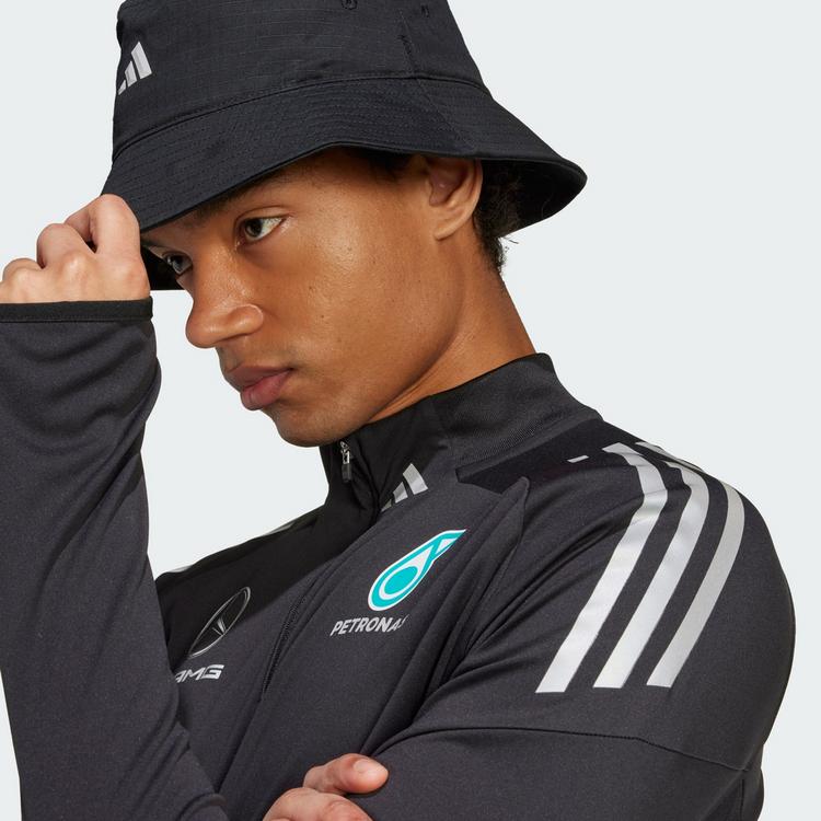 adidas adidas MERCEDES - AMG PETRONAS FORMULA ONE Trainingsjacke Herren - Black / Reflective Silver - 0 | SportScheck