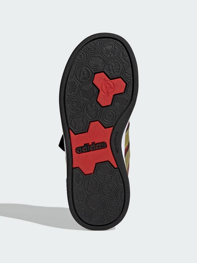 adidas adidas ADIDAS MARVEL AVENGERS GRAND COURT Sneaker Kinder - Better Scarlet / Matte Gold / Core Black - 2 | SportScheck