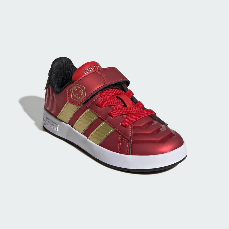 adidas adidas ADIDAS MARVEL AVENGERS GRAND COURT Sneaker Kinder - Better Scarlet / Matte Gold / Core Black - 3 | SportScheck