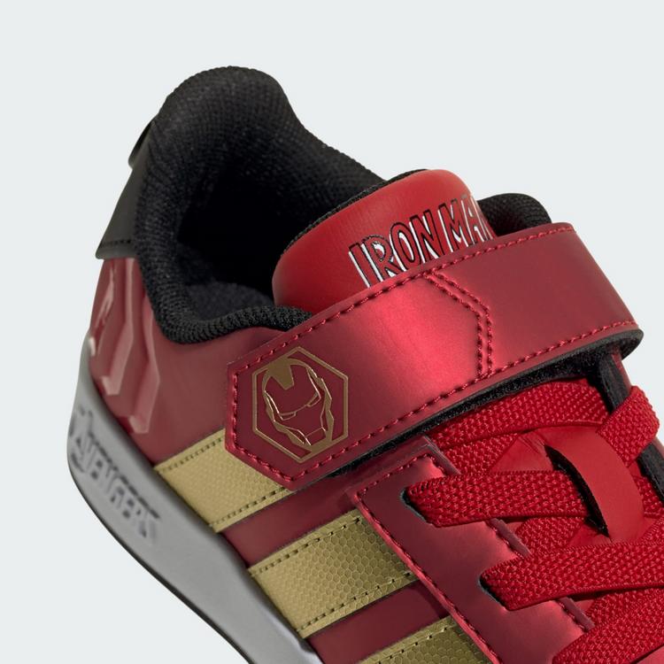 adidas adidas ADIDAS MARVEL AVENGERS GRAND COURT Sneaker Kinder - Better Scarlet / Matte Gold / Core Black - 6 | SportScheck