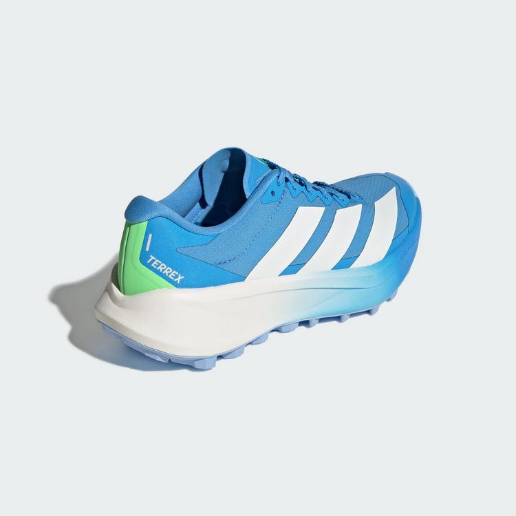 adidas adidas Terrex Agravic 4 Trail Running Schuh Laufschuhe Damen - Blue Burst / Off White / Lime Burst - 4 | SportScheck