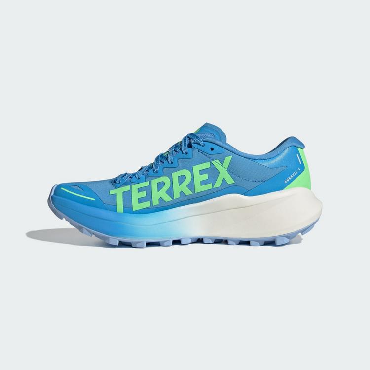 adidas adidas Terrex Agravic 4 Trail Running Schuh Laufschuhe Damen - Blue Burst / Off White / Lime Burst - 5 | SportScheck
