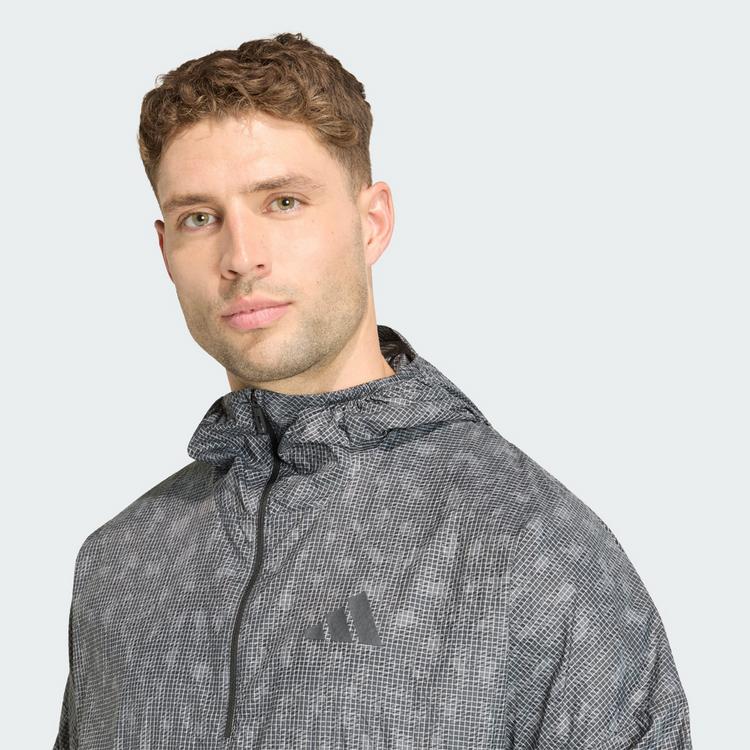 adidas adidas Terrex Xploric CLIMA365 Printed Wind Windbreaker Herren - Grey Six / Carbon / Black - 0 | SportScheck