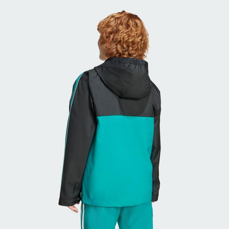adidas adidas FC Liverpool Terrace Icons Kids Parka Jacke Kinder - Black / Sea Green - 1 | SportScheck
