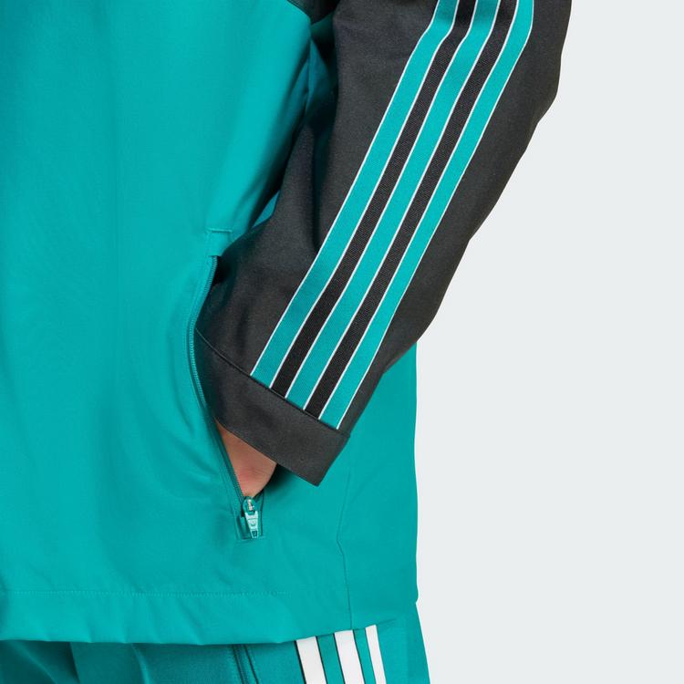 adidas adidas FC Liverpool Terrace Icons Kids Parka Jacke Kinder - Black / Sea Green - 1 | SportScheck