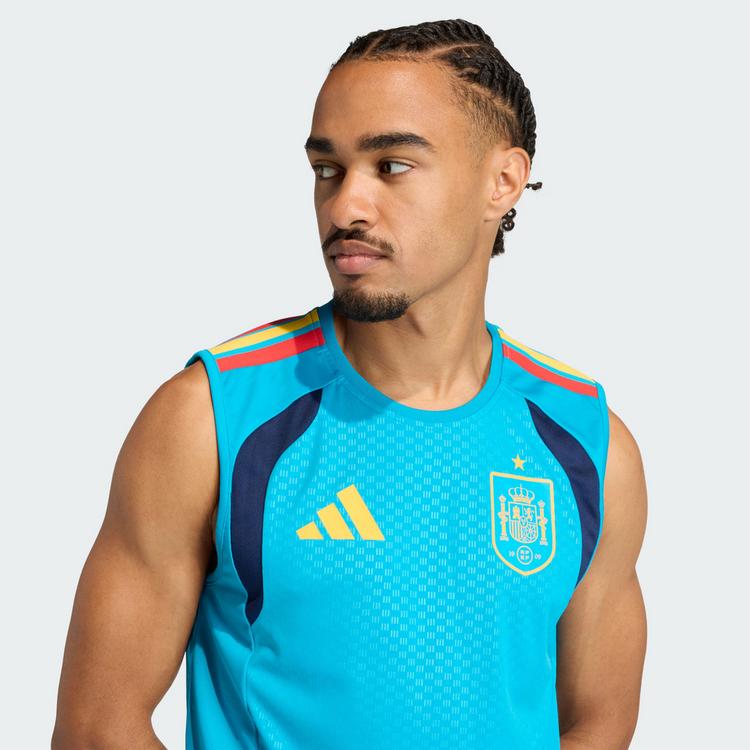 adidas adidas Spanien 26 Tiro &auml;rmelloses Trikot Tanktop Herren - Bold Aqua - 1 | SportScheck