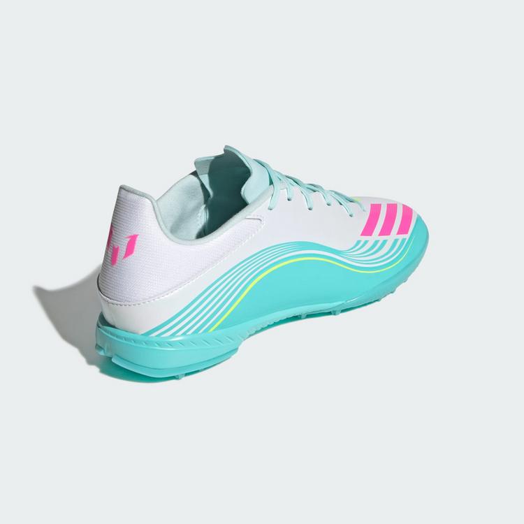 adidas adidas F50 MESSI LEAGUE Turf Fu&szlig;ballschuh Fu&szlig;ballschuhe - Cloud White / Lucid Pink / Flash Aqua - 3 | SportScheck
