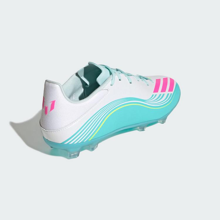adidas adidas F50 MESSI LEAGUE Firm Ground/Multi Fu&szlig;ballschuhe - Cloud White / Lucid Pink / Flash Aqua - 3 | SportScheck