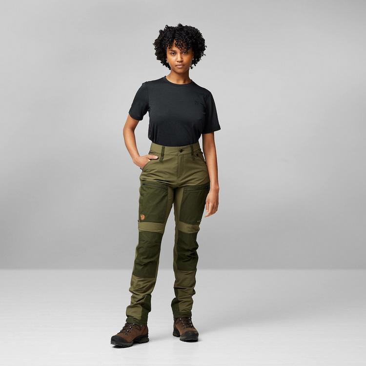 FJ&Auml;LLR&Auml;VEN FJ&Auml;LLR&Auml;VEN Keb Agile Trousers W Trekkinghose Damen - Grau - 1 | SportScheck