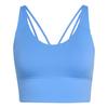 adidas 3-Streifen Studio All Me Light Support BH Damen - Blue Fusion