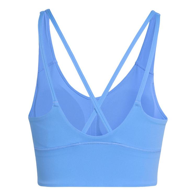 adidas adidas 3-Streifen Studio All Me Light Support BH Damen - Blue Fusion - 0 | SportScheck