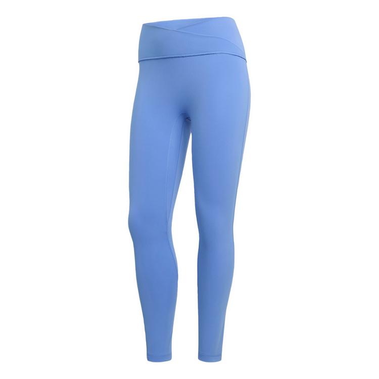 adidas adidas 3-Streifen Studio All Me 7/8 X-Over Tights Damen - Blue Fusion - 0 | SportScheck