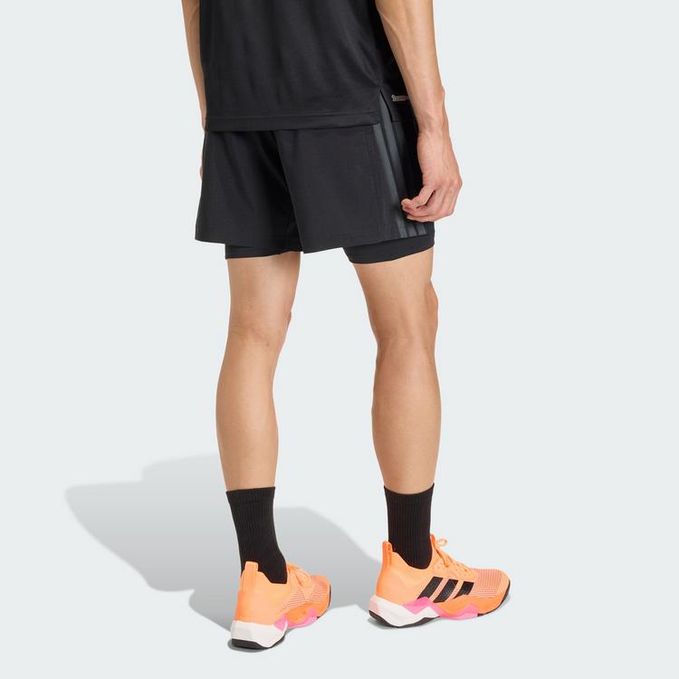 adidas adidas TECH ESSENTIALS WORKOUT 2in1 SHORTS Funktionsshorts Herren - Black - 1 | SportScheck